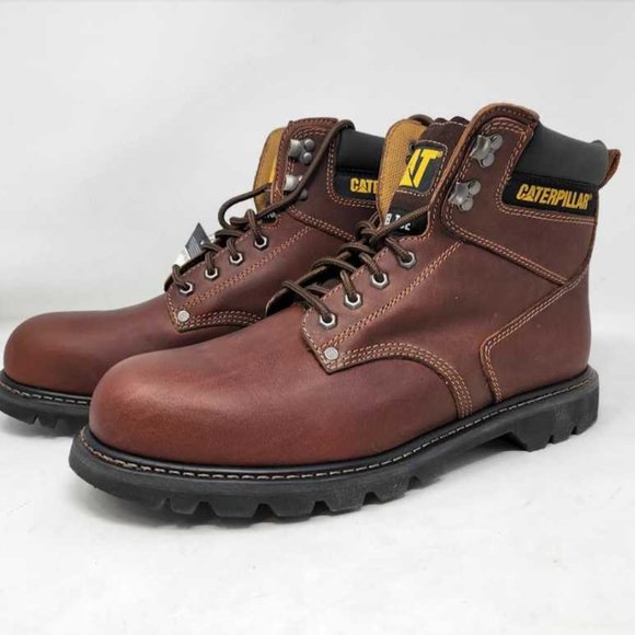NWOB men\'s 13W Cat Footwear Second Shift steel toe construction boots 13 Wide main image 5